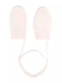 Кашемировые варежки Bonpoint, розовый