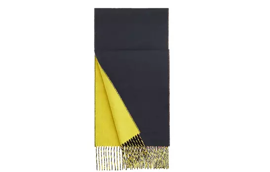 Кашемировые вязаный шарф унисекс HERMES