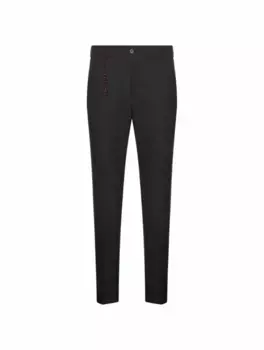 Кашемировые зауженные брюки Marco Pescarolo, серый