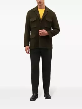 Кашемировый блейзер Boglioli, зеленый