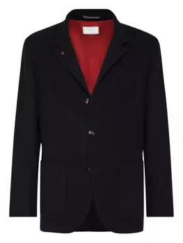 Кашемировый блейзер Brunello Cucinelli, черный