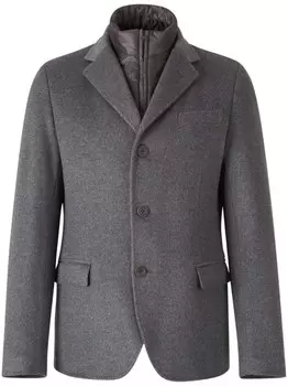 Кашемировый блейзер Herno, серый