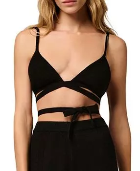 Кашемировый бра-шаль KIKI DE MONTPARNASSE, черный