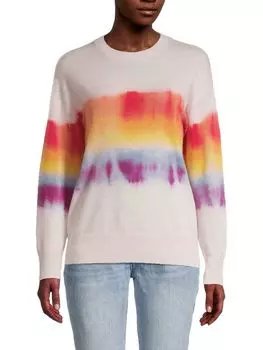 Кашемировый Cвитер Helen Kaminski Ophelia в полоску с принтом, мультиколор