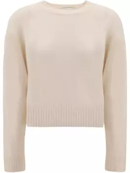 Кашемировый джемпер Allude, белый