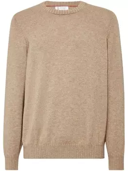 Кашемировый джемпер Brunello Cucinelli, бежевый