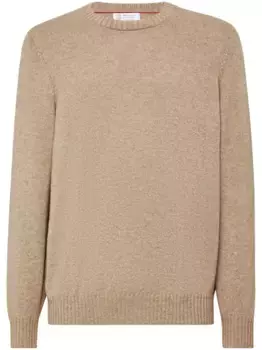 Кашемировый джемпер Brunello Cucinelli, нейтральный