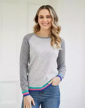 Кашемировый джемпер Carmen Cove, серый