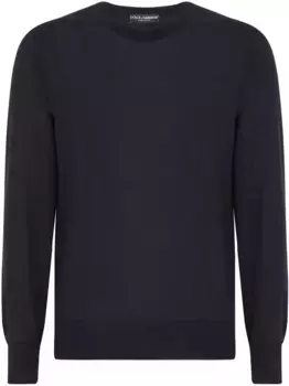 Кашемировый джемпер DOLCE & GABBANA, синий