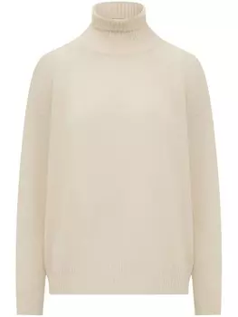 Кашемировый джемпер Dolcevita Jucca approved, нейтральный цвет