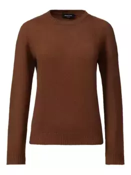 Кашемировый джемпер Fabiana Filippi, коричневый