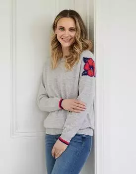 Кашемировый джемпер Helena Cove, серый