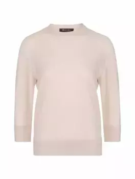 Кашемировый джемпер Loro Piana, бежевый