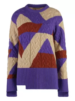 Кашемировый джемпер Malo, фиолетовый