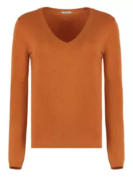 Кашемировый джемпер Malo, оранжевый