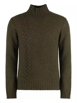 Кашемировый джемпер Malo, зеленый