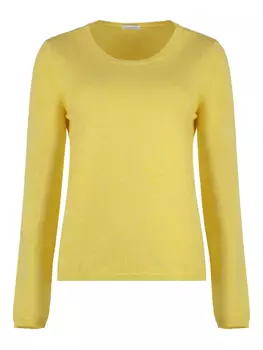 Кашемировый джемпер Malo, желтый