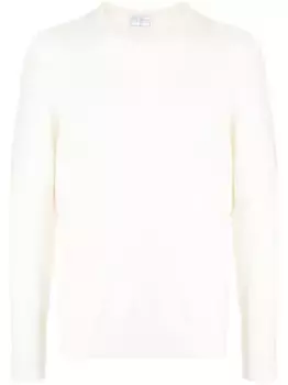 Кашемировый джемпер с круглым вырезом Fedeli, нейтральный