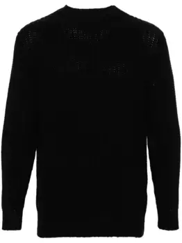 Кашемировый джемпер с круглым вырезом Incentive! Cashmere, черный