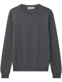 Кашемировый джемпер с круглым вырезом Pringle of Scotland, серый