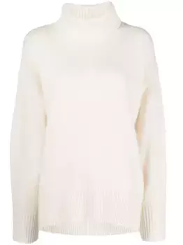 Кашемировый джемпер с высоким воротником arch4, белый