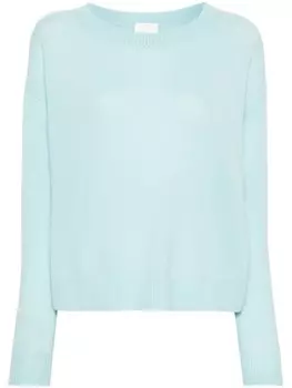 Кашемировый джемпер тонкой вязки Allude, синий