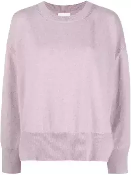 Кашемировый джемпер тонкой вязки Barrie, фиолетовый