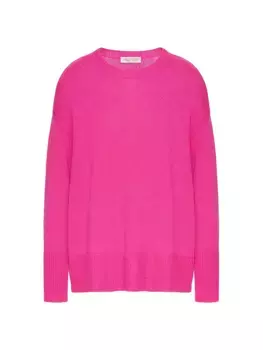 Кашемировый джемпер Valentino Garavani, розовый