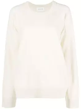 Кашемировый джемпер в рубчик ARMARIUM, нейтральный цвет