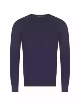 Кашемировый джемпер Zegna, тёмно-синий