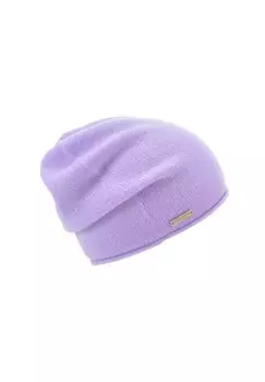 Кашемировый головной убор с закругленным краем 16700-0 SEEBERGER, цвет Flieder One Size