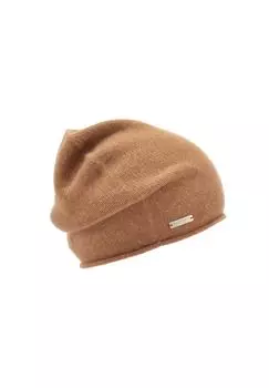 Кашемировый головной убор с закругленным краем 16700-0 SEEBERGER, цвет Muskat One Size