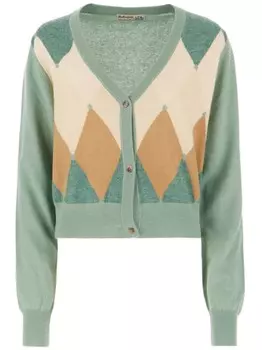 Кашемировый кардиган Ballantyne, зеленый