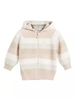 Кашемировый кардиган Brunello Cucinelli Brunello Cucinelli Kids, кремовый