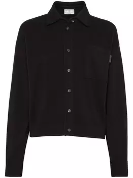 Кашемировый кардиган Brunello Cucinelli, черный