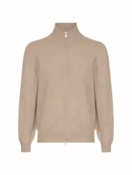 Кашемировый кардиган Brunello Cucinelli, коричневый