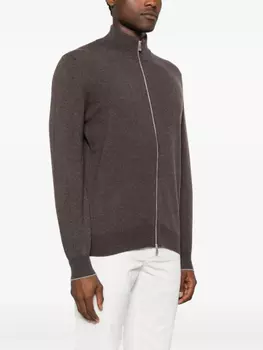 Кашемировый кардиган Brunello Cucinelli, коричневый