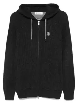 Кашемировый кардиган Brunello Cucinelli, серый