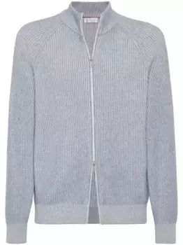 Кашемировый кардиган Brunello Cucinelli, синий
