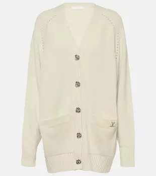 Кашемировый кардиган Chlo, белый