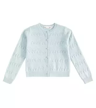 Кашемировый кардиган Galina Bonpoint, синий