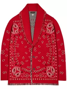 Кашемировый кардиган Icon Bandana Alanui, красный