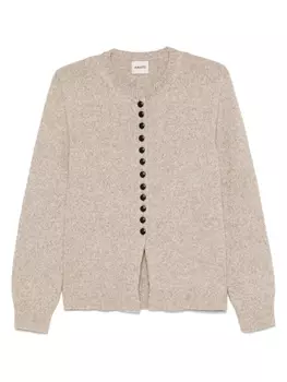 Кашемировый кардиган KHAITE, нейтральный