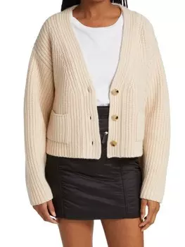 Кашемировый Кардиган Lea Khaite, бежевый