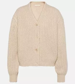Кашемировый кардиган Loro Piana, белый