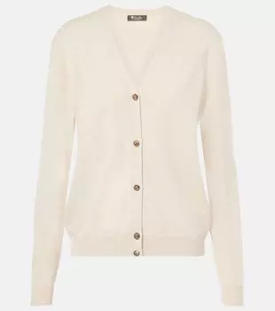 Кашемировый кардиган Loro Piana, цвет natural melange