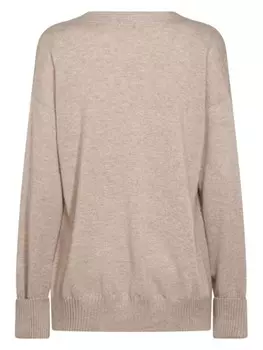 Кашемировый кардиган Malo с V-образным вырезом, серый