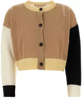Кашемировый кардиган Marni, коричневый