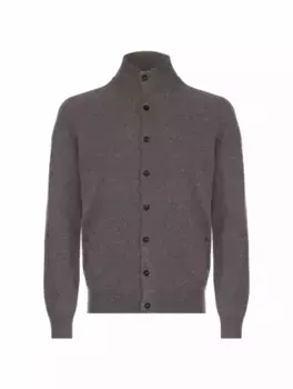 Кашемировый кардиган Mauro Ottaviani, серый
