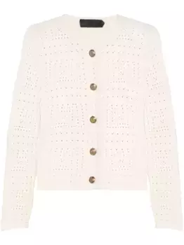 Кашемировый кардиган Nili Lotan, белый